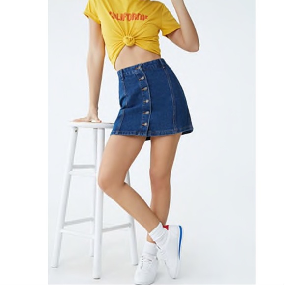 Forever 21 Dresses & Skirts - ✨ 5/$25 ✨ Dark Denim Mini Skirt